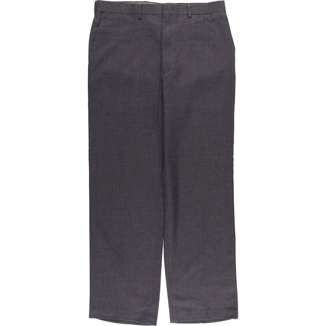 Haggar slacks for men, size W34 polyester gray type Vintage Second Hand