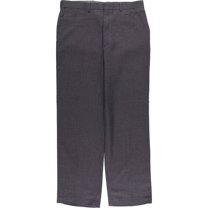 Haggar slacks for men, size W34 polyester gray type Vintage Second Hand