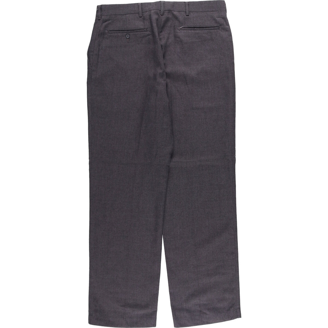 Haggar slacks for men, size W34 polyester gray type Vintage Second Hand