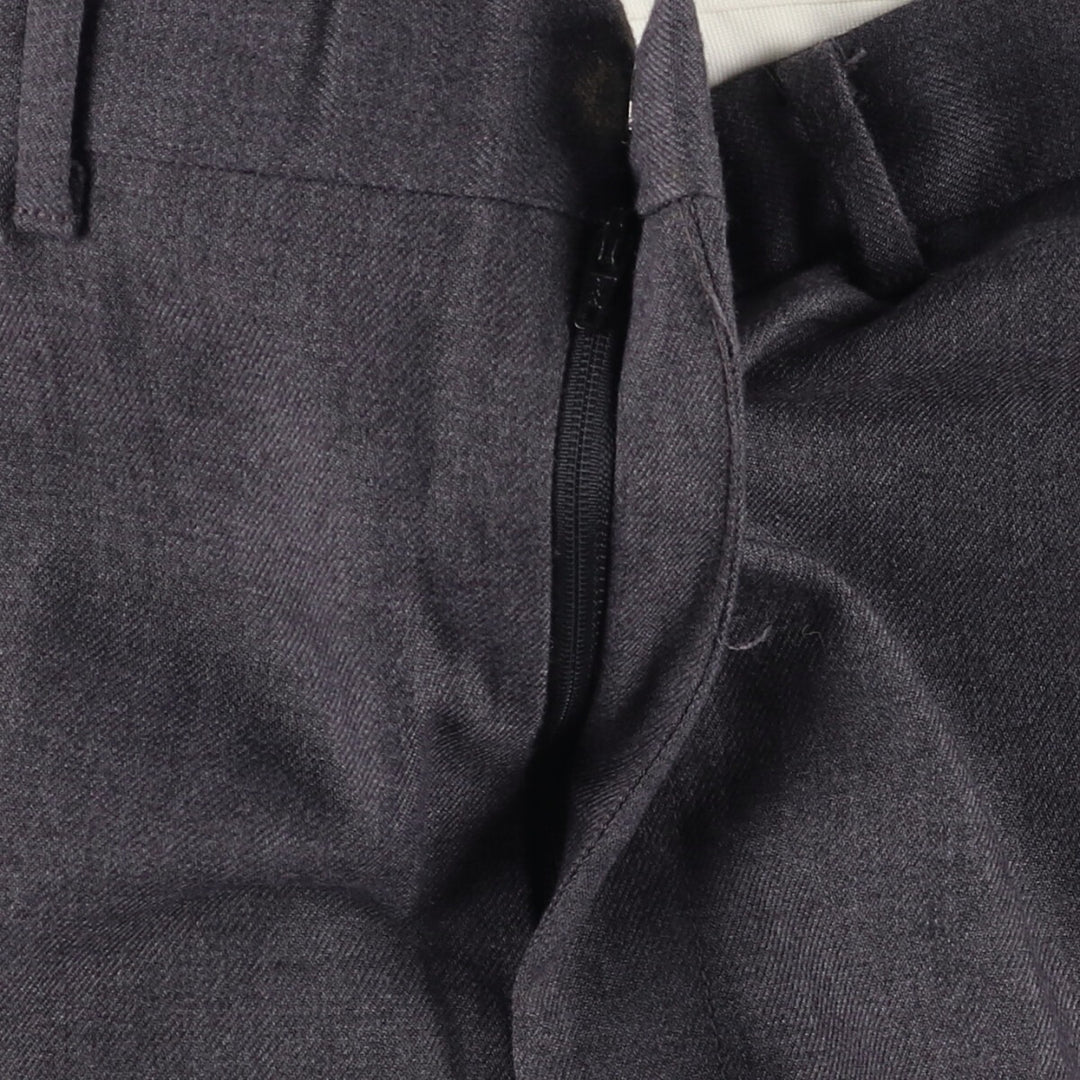 Haggar slacks for men, size W34 polyester gray type Vintage Second Hand