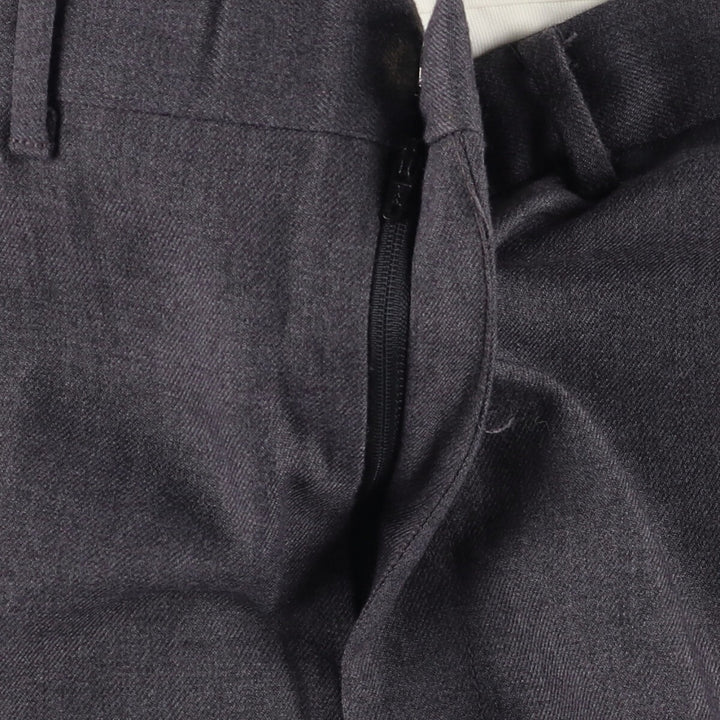 Haggar slacks for men, size W34 polyester gray type Vintage Second Hand