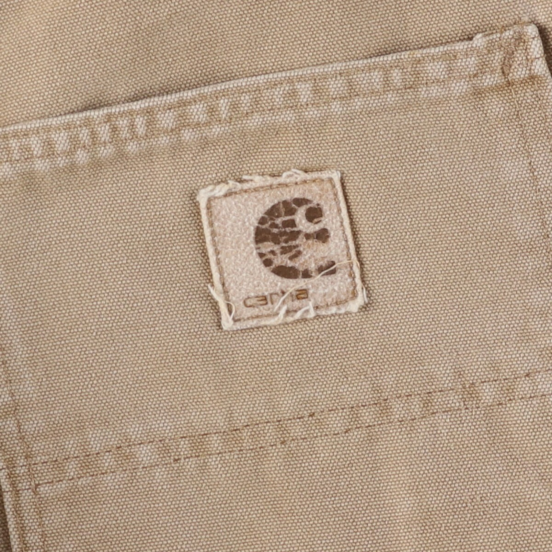Carhartt Duck Painter Pants, Men's, W32 equivalent cotton ocher yellow type Vintage Second Hand