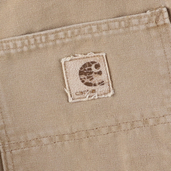 Carhartt Duck Painter Pants, Men's, W32 equivalent cotton ocher yellow type Vintage Second Hand