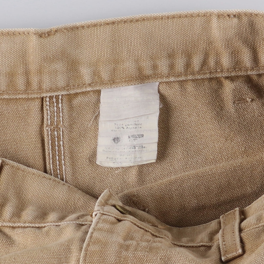 Carhartt Duck Painter Pants, Men's, W32 equivalent cotton ocher yellow type Vintage Second Hand