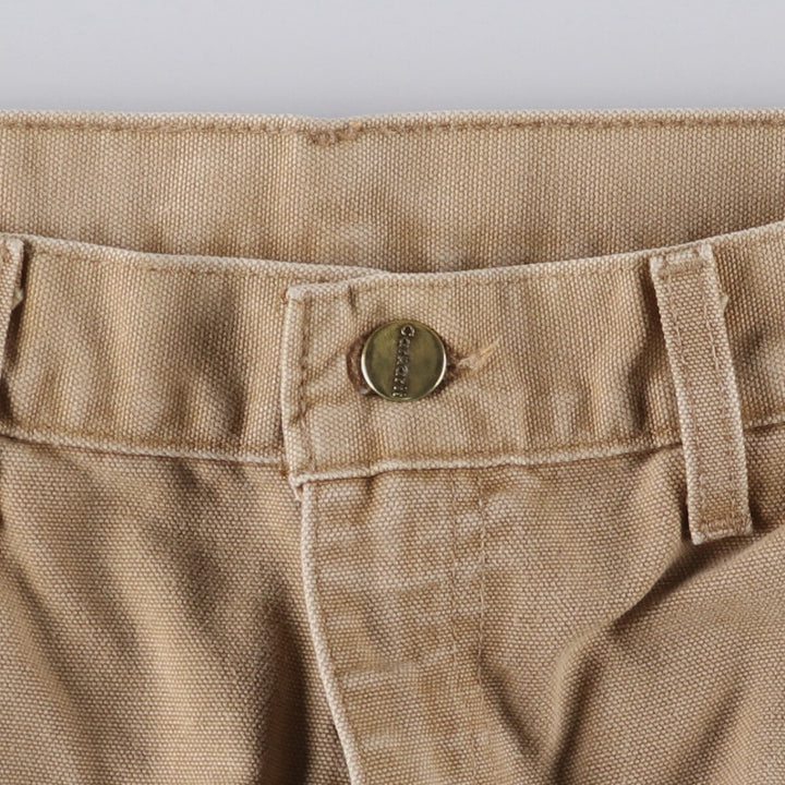 Carhartt Duck Painter Pants, Men's, W32 equivalent cotton ocher yellow type Vintage Second Hand