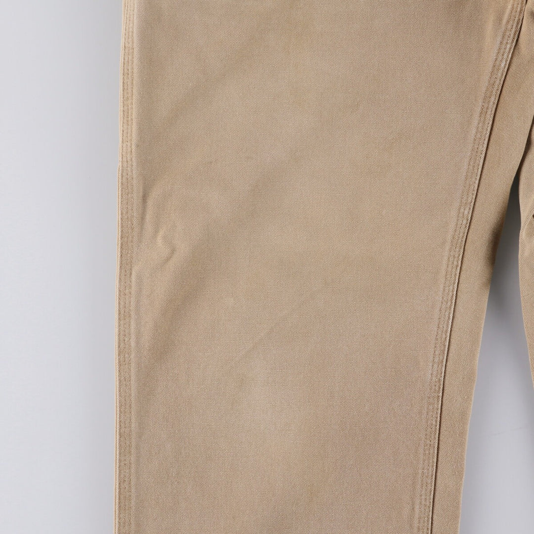 Carhartt Duck Painter Pants, Men's, W32 equivalent cotton ocher yellow type Vintage Second Hand