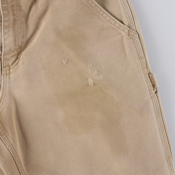 Carhartt Duck Painter Pants, Men's, W32 equivalent cotton ocher yellow type Vintage Second Hand