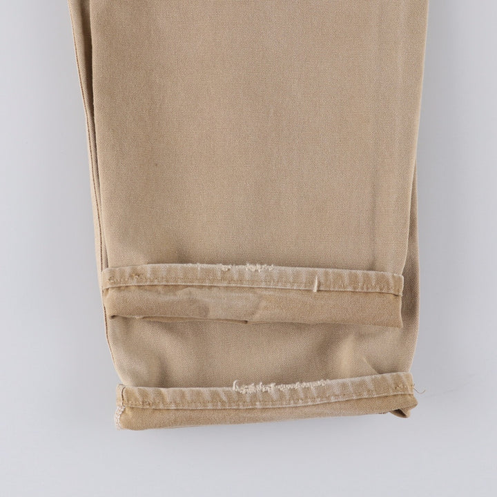Carhartt Duck Painter Pants, Men's, W32 equivalent cotton ocher yellow type Vintage Second Hand