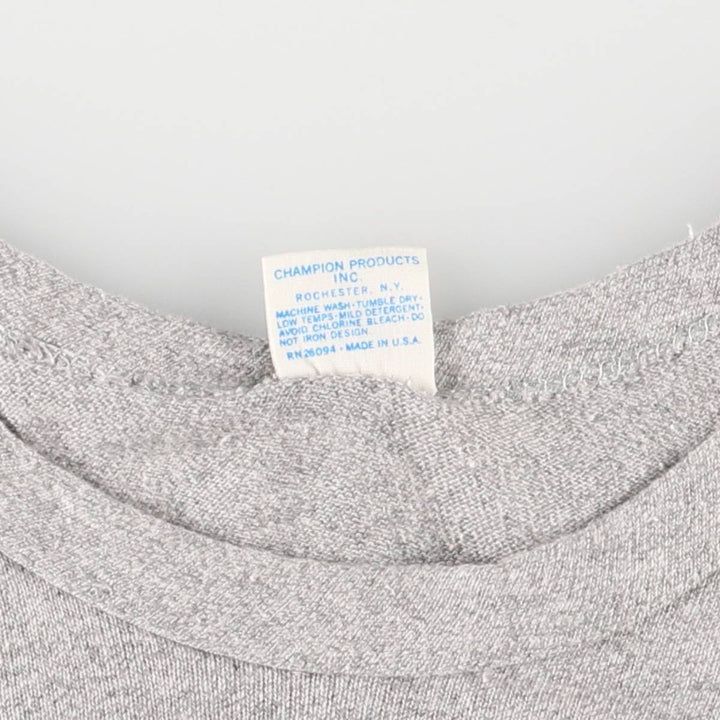 70'S Champion Bartag Hachi Hachi One Two Body Marbled Sports T-Shirt Made in USA Women's S Size Vintage cotton gray type Vintage Second Hand