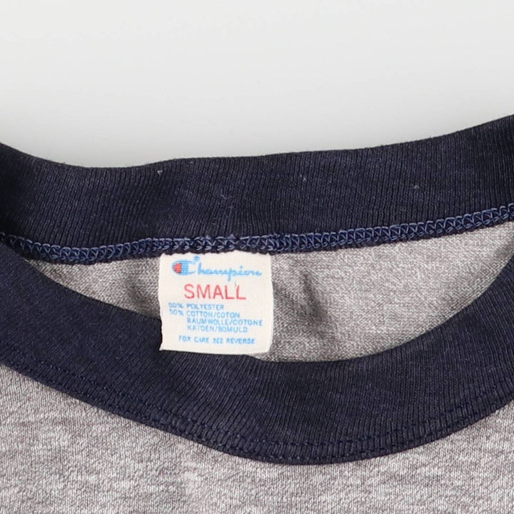 Vintage 1980'S Champion Trico Tag College T-shirt, Made in USA, Women's Size Small polyester gray type Vintage Second Hand