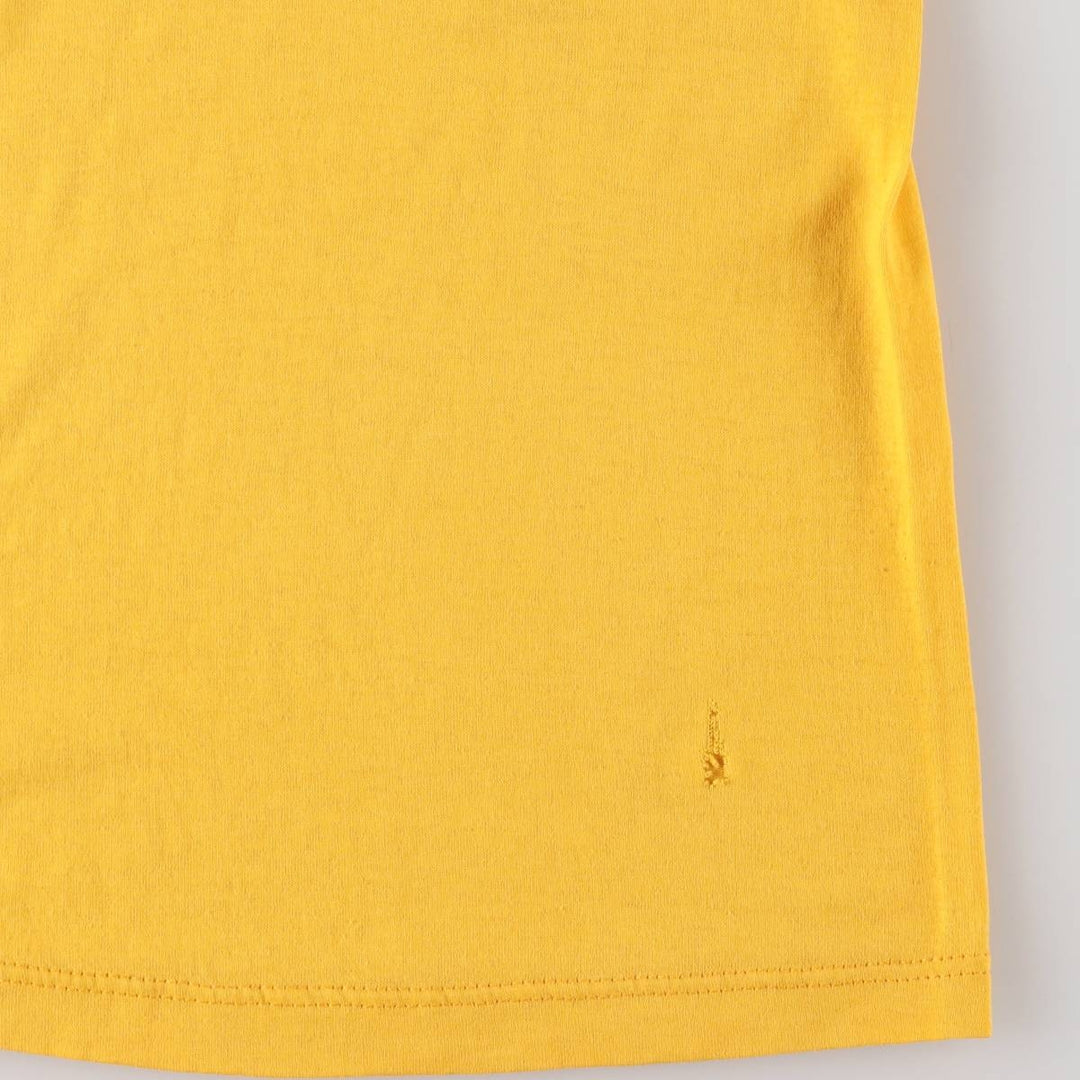 Vintage 1980'S Champion Trico Tag College T-shirt, Made in USA, Women's Size Small polyester yellow type Vintage Second Hand