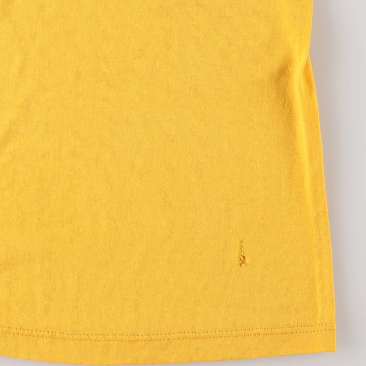 Vintage 1980'S Champion Trico Tag College T-shirt, Made in USA, Women's Size Small polyester yellow type Vintage Second Hand