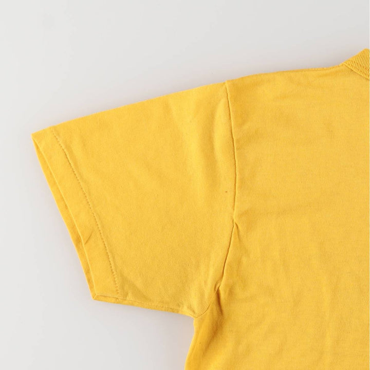 Vintage 1980'S Champion Trico Tag College T-shirt, Made in USA, Women's Size Small polyester yellow type Vintage Second Hand