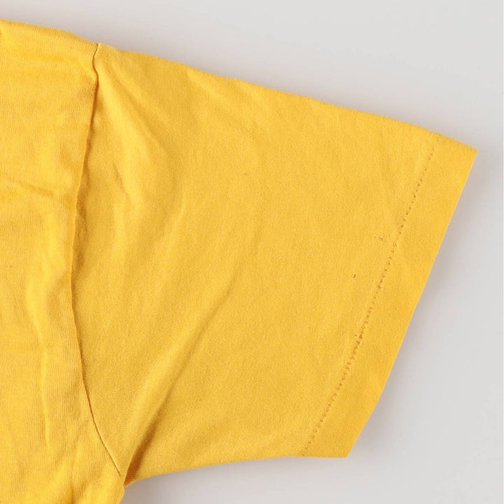 Vintage 1980'S Champion Trico Tag College T-shirt, Made in USA, Women's Size Small polyester yellow type Vintage Second Hand