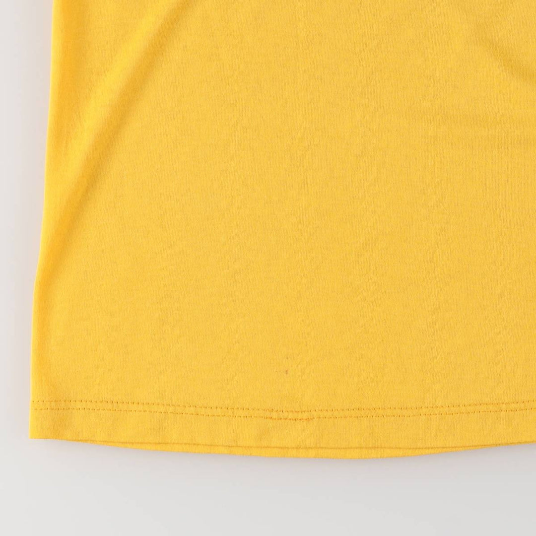 Vintage 1980'S Champion Trico Tag College T-shirt, Made in USA, Women's Size Small polyester yellow type Vintage Second Hand