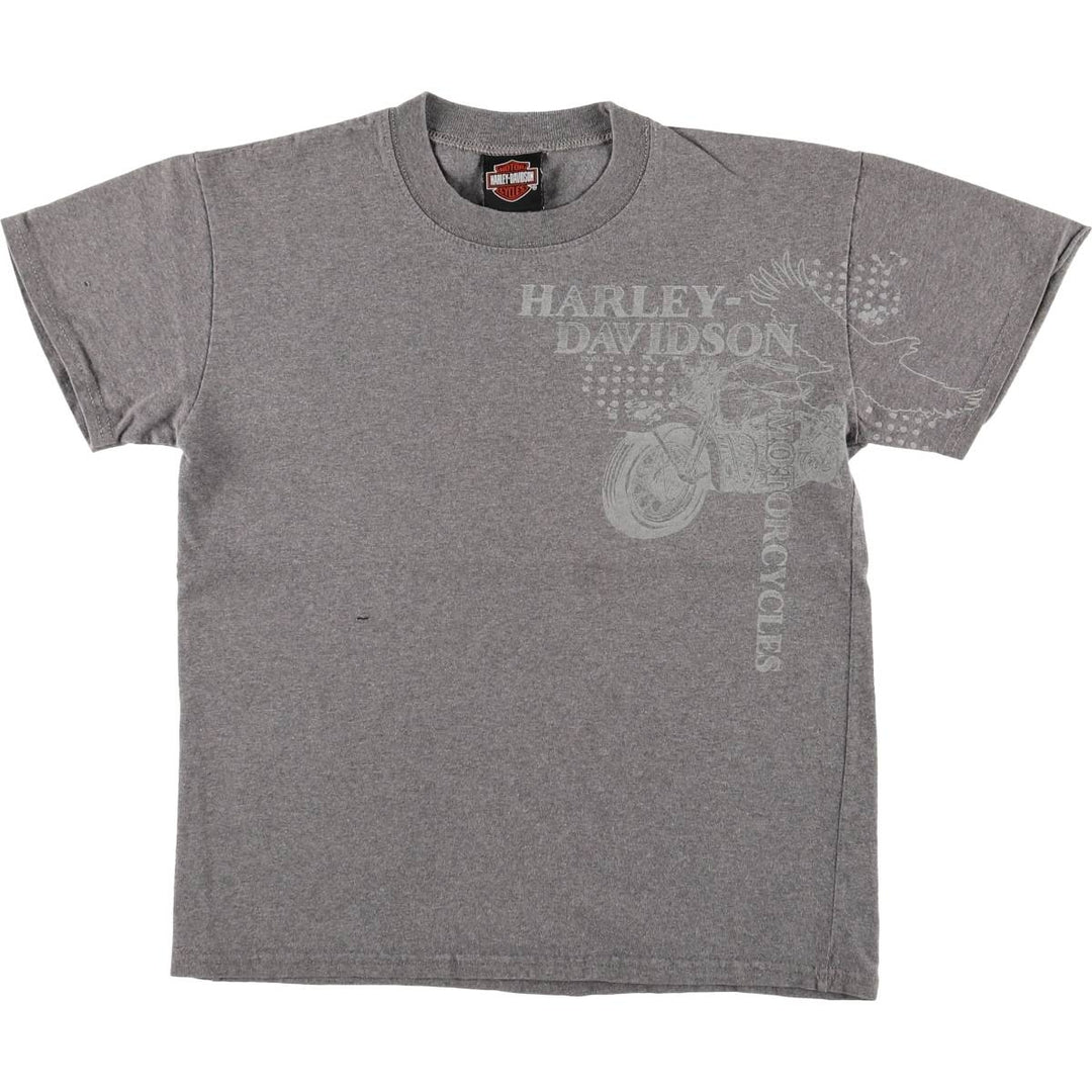 2000'S Harley-Davidson Motorcycle T-shirt, Women's, Size Medium cotton gray type Vintage Second Hand