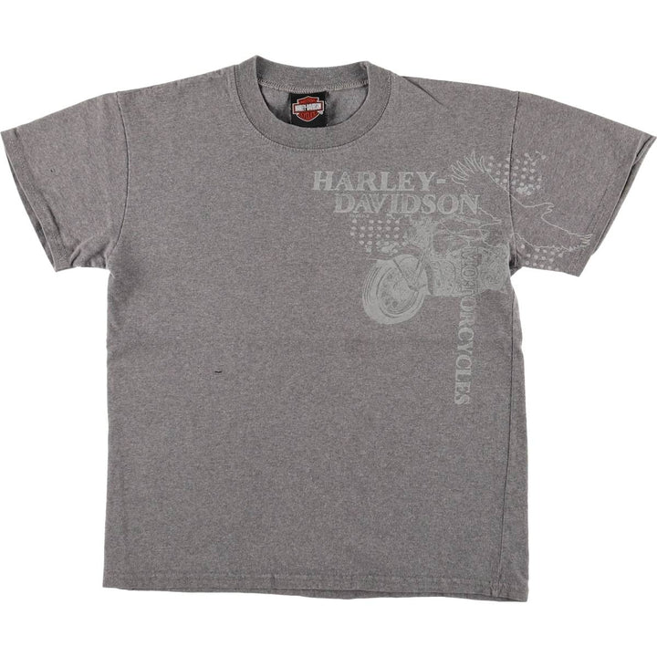 2000'S Harley-Davidson Motorcycle T-shirt, Women's, Size Medium cotton gray type Vintage Second Hand