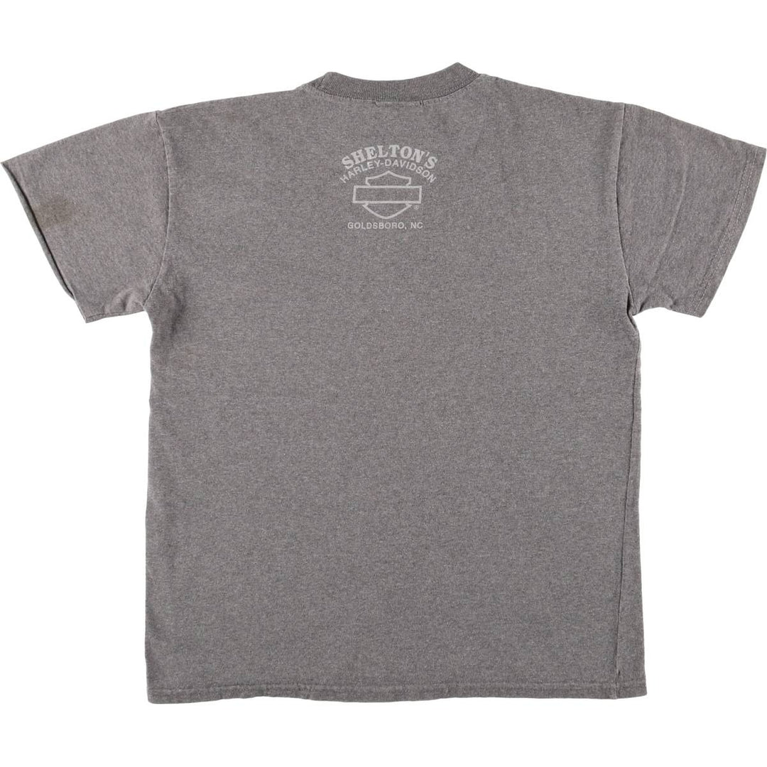 2000'S Harley-Davidson Motorcycle T-shirt, Women's, Size Medium cotton gray type Vintage Second Hand