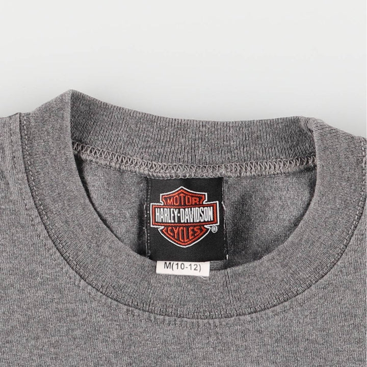 2000'S Harley-Davidson Motorcycle T-shirt, Women's, Size Medium cotton gray type Vintage Second Hand