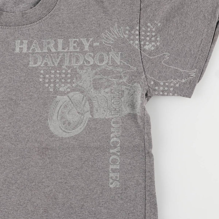 2000'S Harley-Davidson Motorcycle T-shirt, Women's, Size Medium cotton gray type Vintage Second Hand