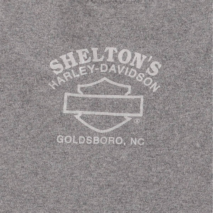 2000'S Harley-Davidson Motorcycle T-shirt, Women's, Size Medium cotton gray type Vintage Second Hand