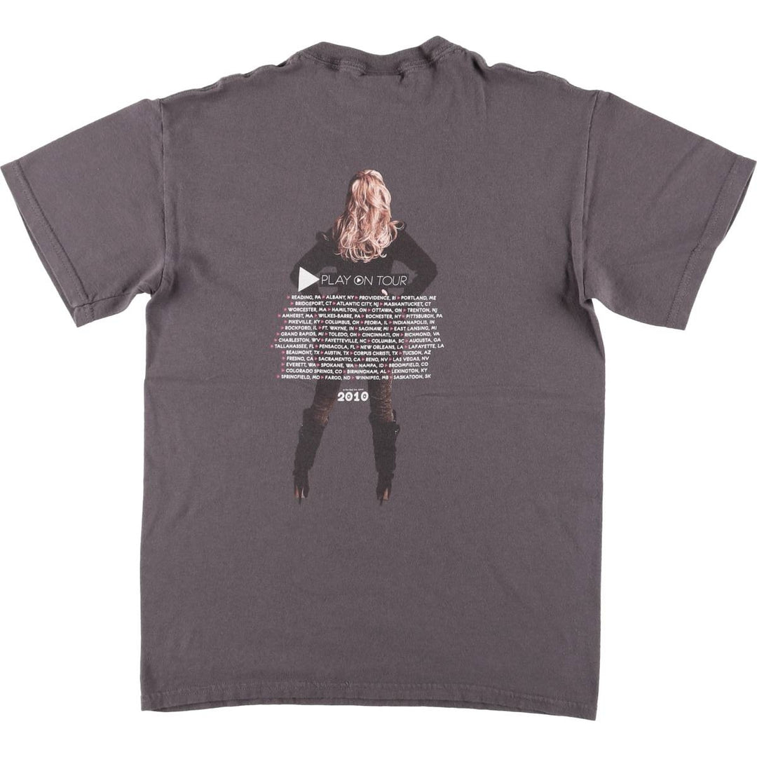 Gildan Carrie Underwood Band T-Shirt, Men's Size Small cotton gray type Vintage Second Hand