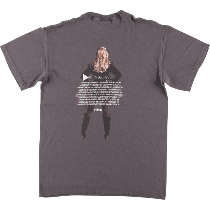 Gildan Carrie Underwood Band T-Shirt, Men's Size Small cotton gray type Vintage Second Hand