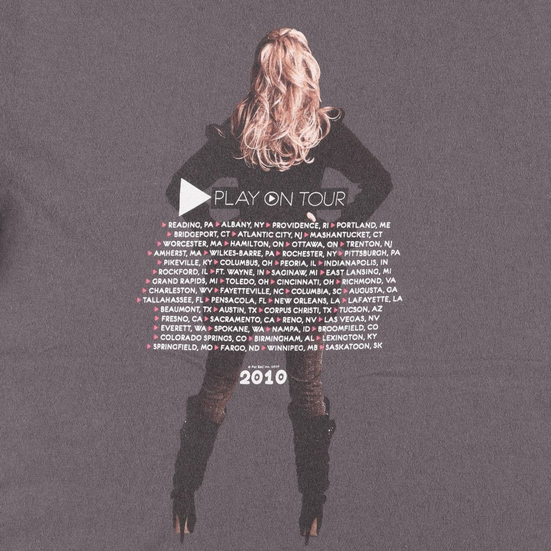 Gildan Carrie Underwood Band T-Shirt, Men's Size Small cotton gray type Vintage Second Hand