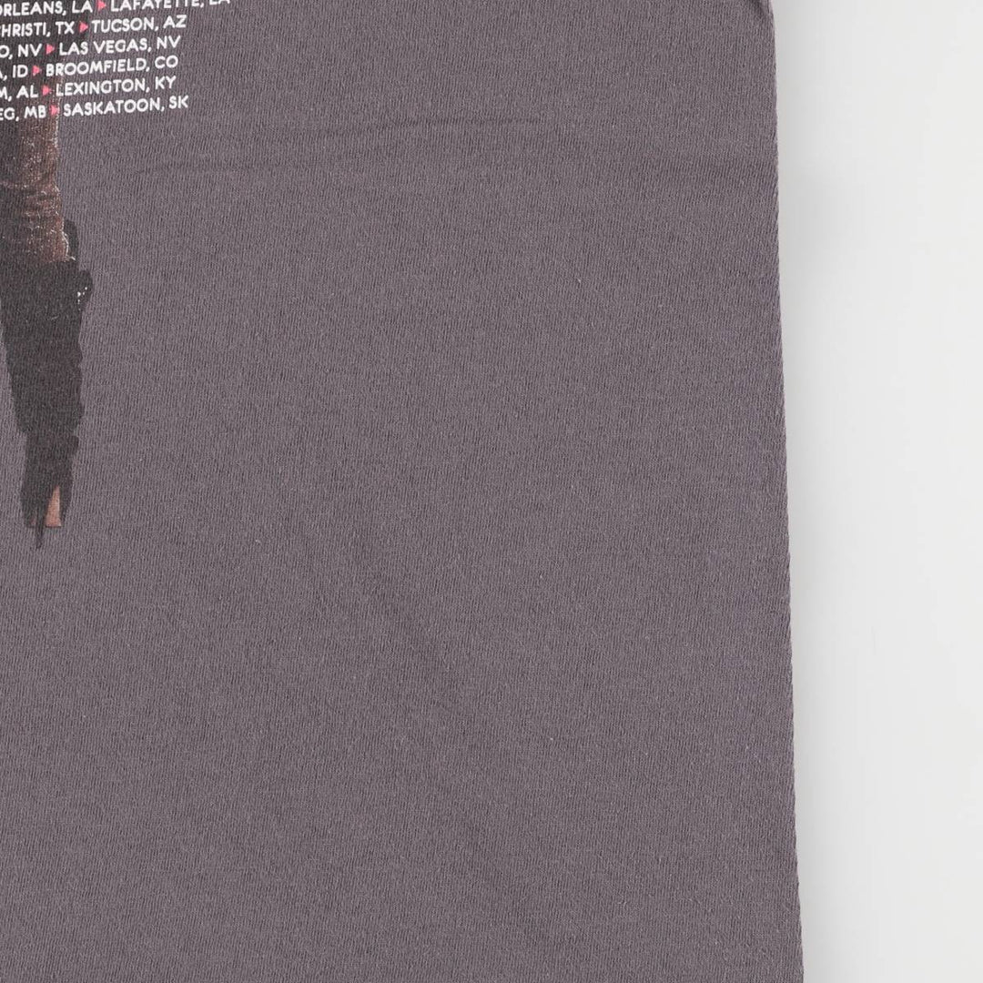 Gildan Carrie Underwood Band T-Shirt, Men's Size Small cotton gray type Vintage Second Hand