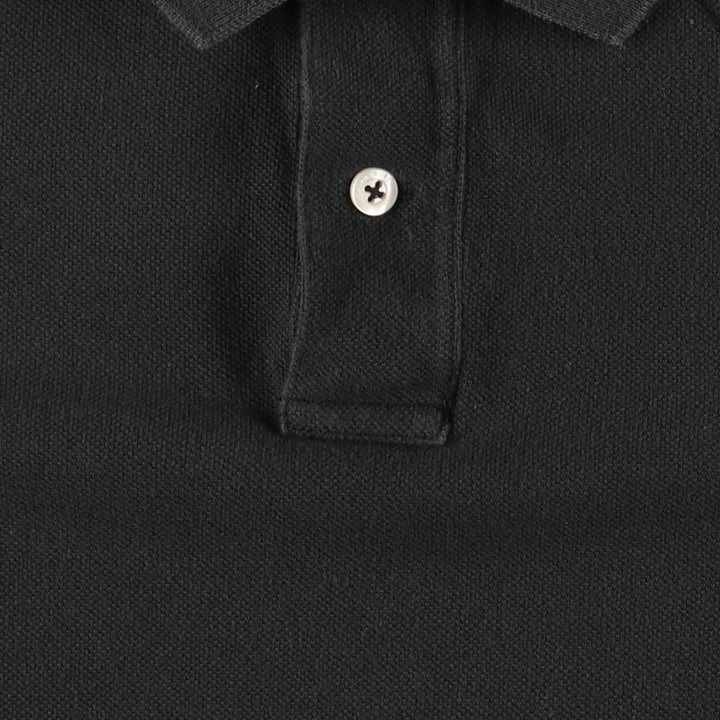 Ralph Lauren THE SKINNY POLO short sleeve polo shirt, women's size XL cotton black type Vintage Second Hand