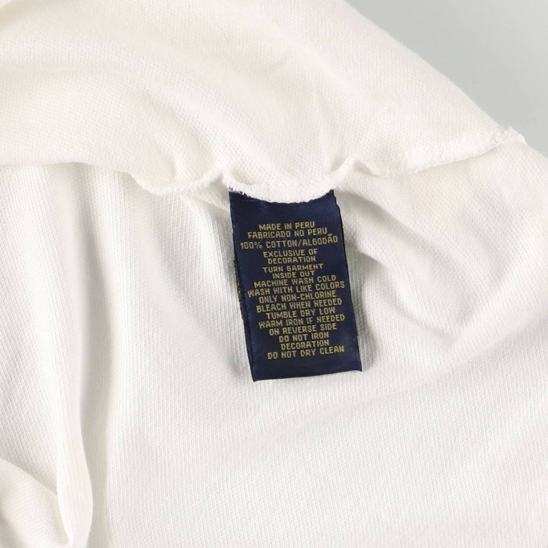 Ralph Lauren POLO RALPH LAUREN 2016 Rio de Janeiro Olympics short sleeve polo shirt for women size L cotton white type Vintage Second Hand