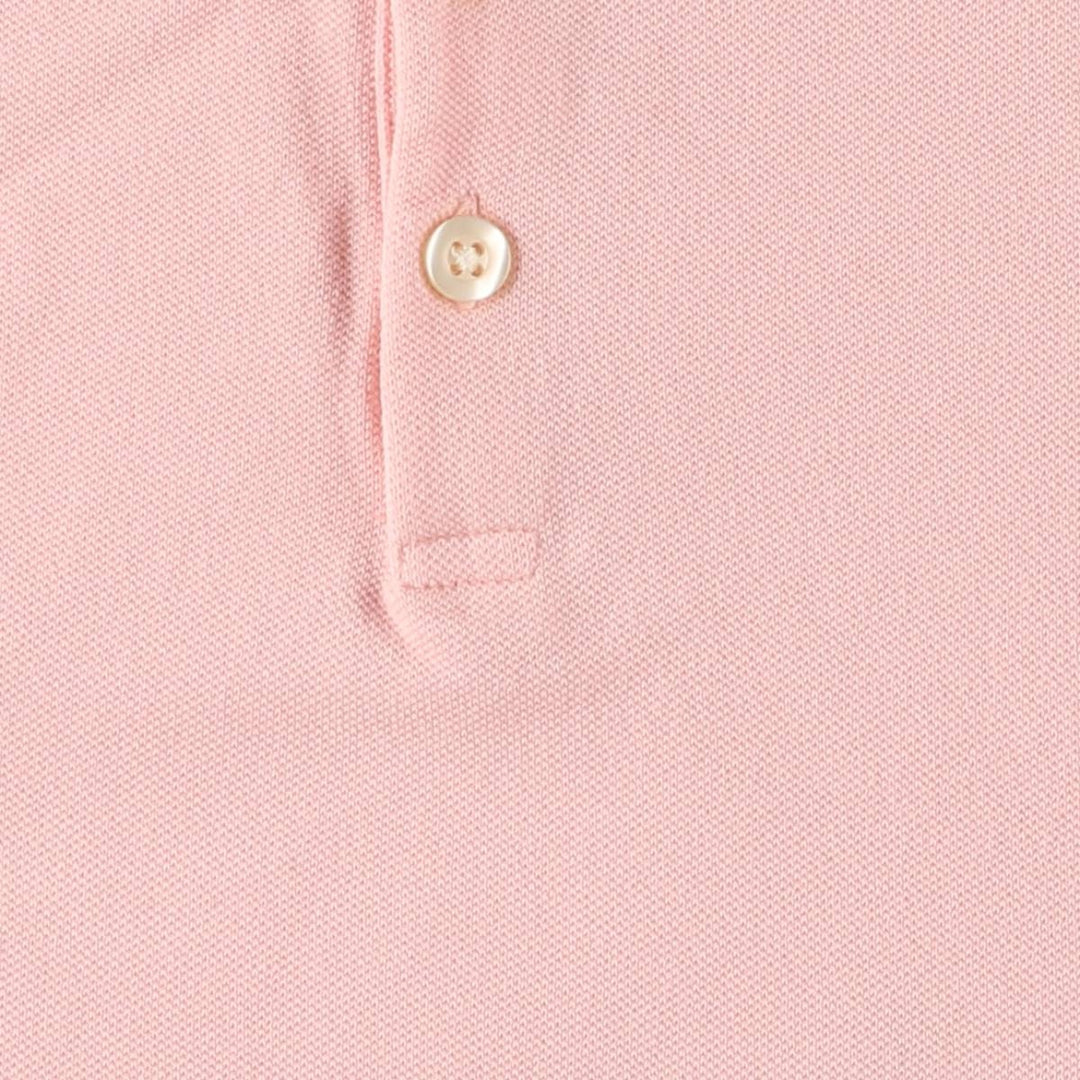 Ralph Lauren short-sleeved polo shirt, women's size XL cotton coral Vintage Second Hand