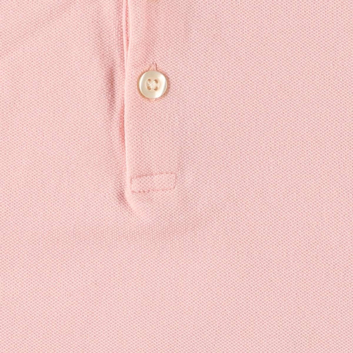 Ralph Lauren short-sleeved polo shirt, women's size XL cotton coral Vintage Second Hand