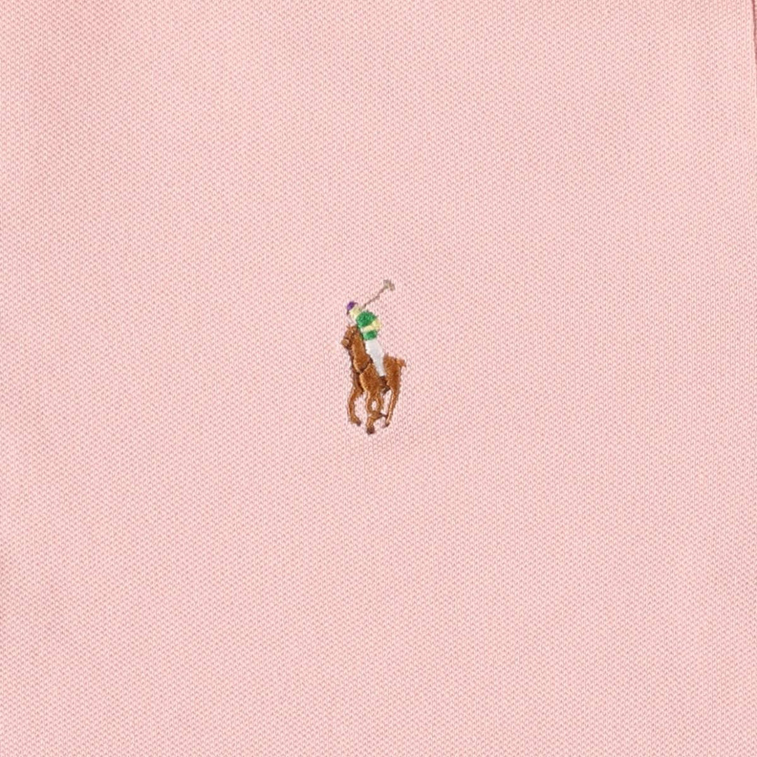 Ralph Lauren short-sleeved polo shirt, women's size XL cotton coral Vintage Second Hand