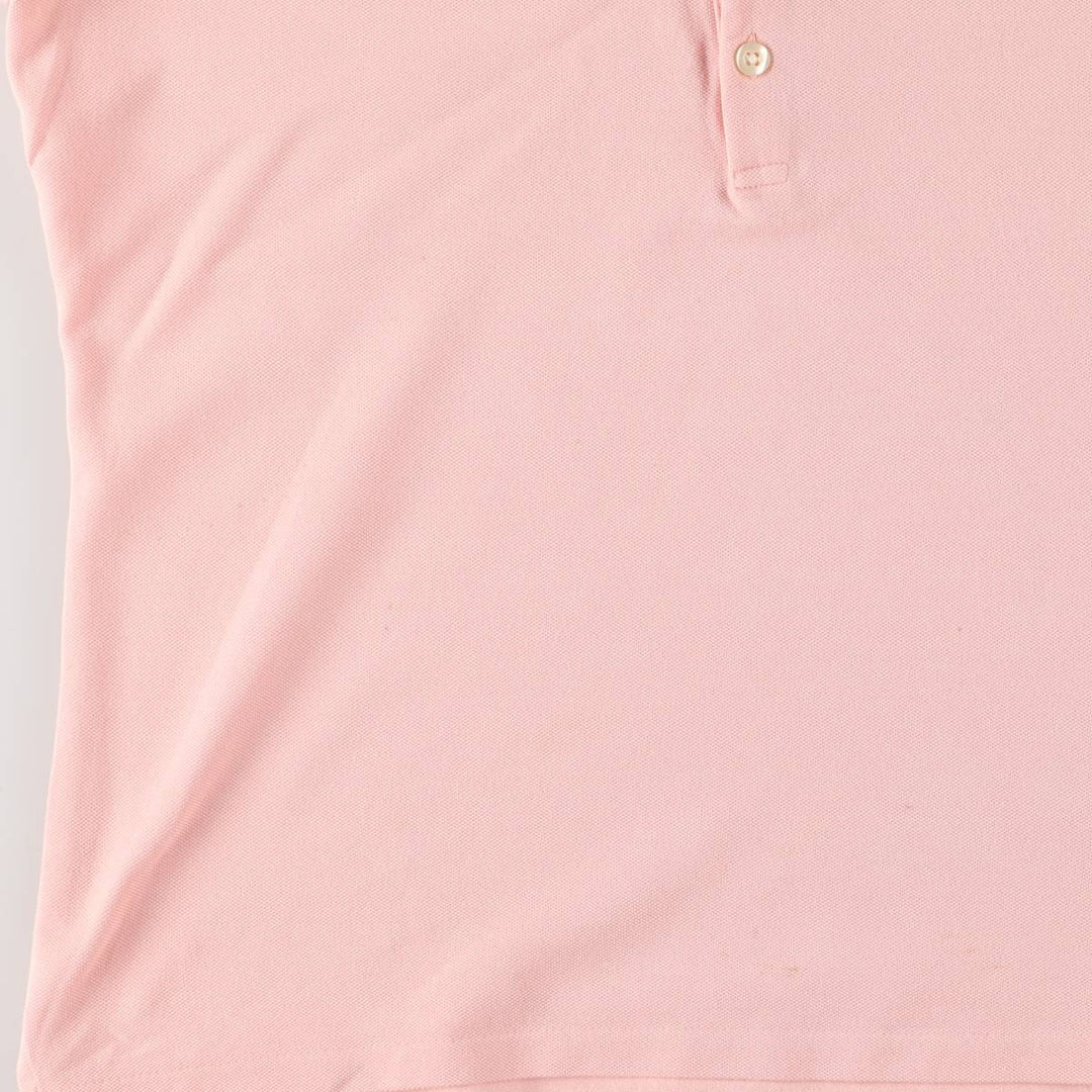 Ralph Lauren short-sleeved polo shirt, women's size XL cotton coral Vintage Second Hand