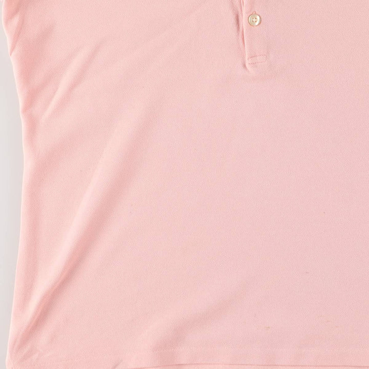 Ralph Lauren short-sleeved polo shirt, women's size XL cotton coral Vintage Second Hand