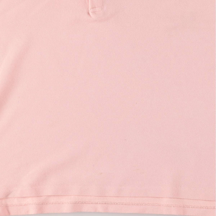 Ralph Lauren short-sleeved polo shirt, women's size XL cotton coral Vintage Second Hand