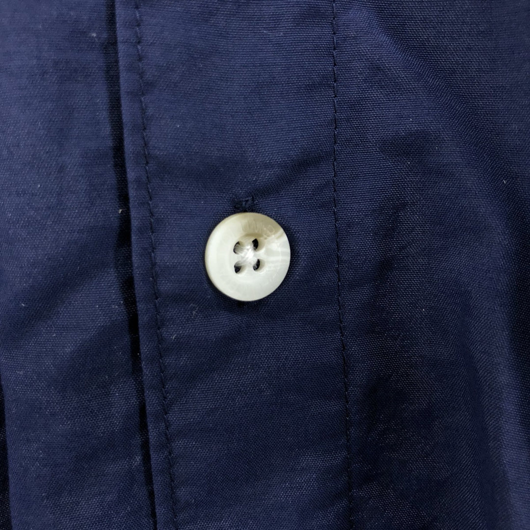 Columbia PFG OMNI-SHADE Button-down Short Sleeve Fishing Shirt, Men's XL Nylon navy blue type Vintage Second Hand