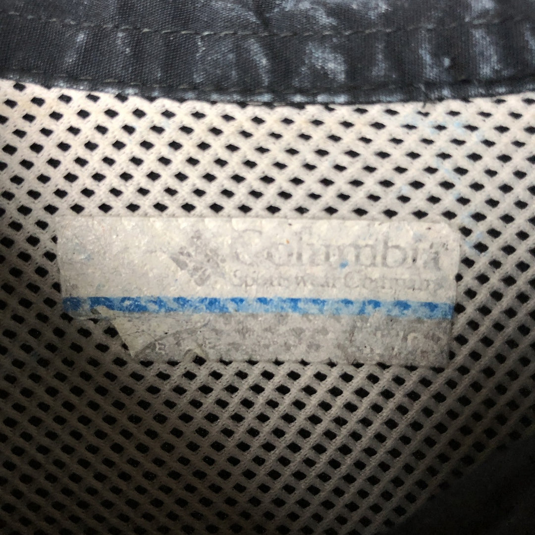 Columbia PFG Short Sleeve Fishing Shirt, Men's Size L cotton black type Vintage Second Hand