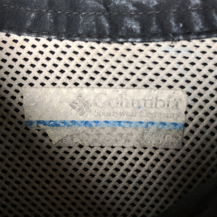 Columbia PFG Short Sleeve Fishing Shirt, Men's Size L cotton black type Vintage Second Hand