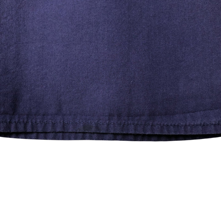 Columbia PFG Hidden Button Down Short Sleeve Fishing Shirt, Men's XL cotton navy blue type Vintage Second Hand