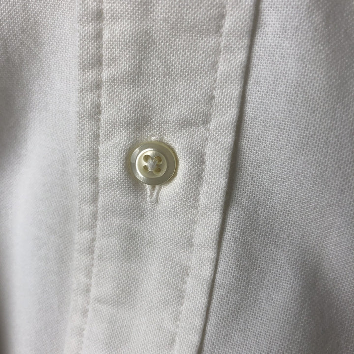 Brooks Brothers MAKERS Short Sleeve Button Down Shirt Made in USA Men's XL Vintage cotton white type Vintage Second Hand