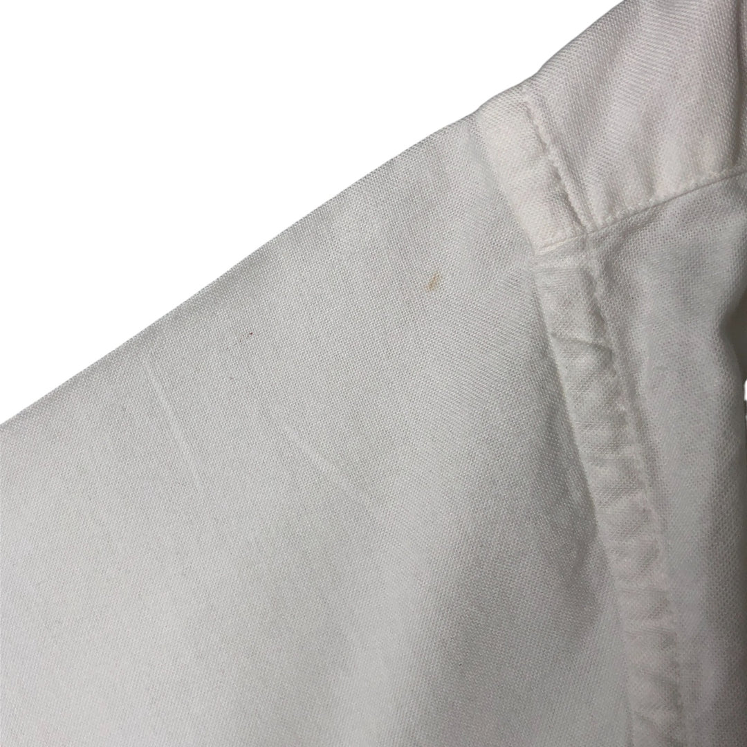 Brooks Brothers MAKERS Short Sleeve Button Down Shirt Made in USA Men's XL Vintage cotton white type Vintage Second Hand