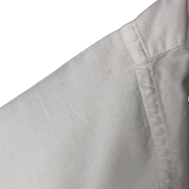 Brooks Brothers MAKERS Short Sleeve Button Down Shirt Made in USA Men's XL Vintage cotton white type Vintage Second Hand