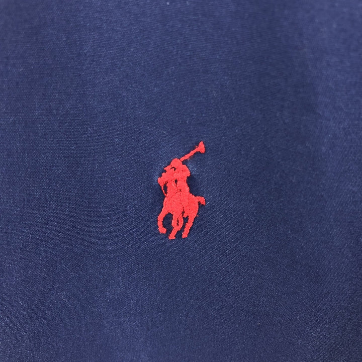 Ralph Lauren BLAKE short sleeve button down shirt, men's XL size cotton navy blue type Vintage Second Hand