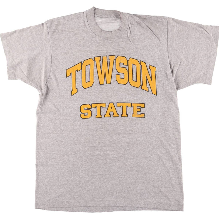 Vintage 90'S college T-shirt, size S, men's unclear gray type Vintage Second Hand