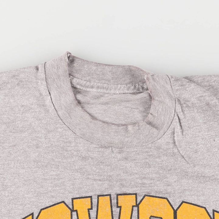 Vintage 90'S college T-shirt, size S, men's unclear gray type Vintage Second Hand