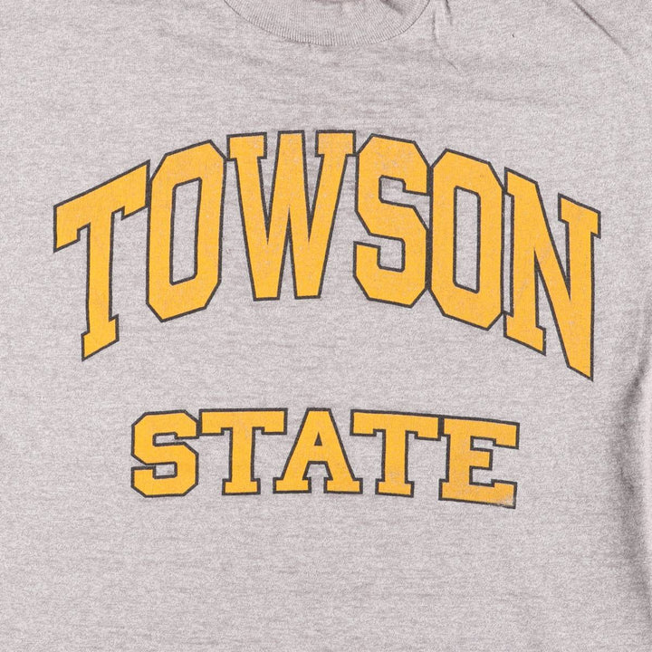 Vintage 90'S college T-shirt, size S, men's unclear gray type Vintage Second Hand