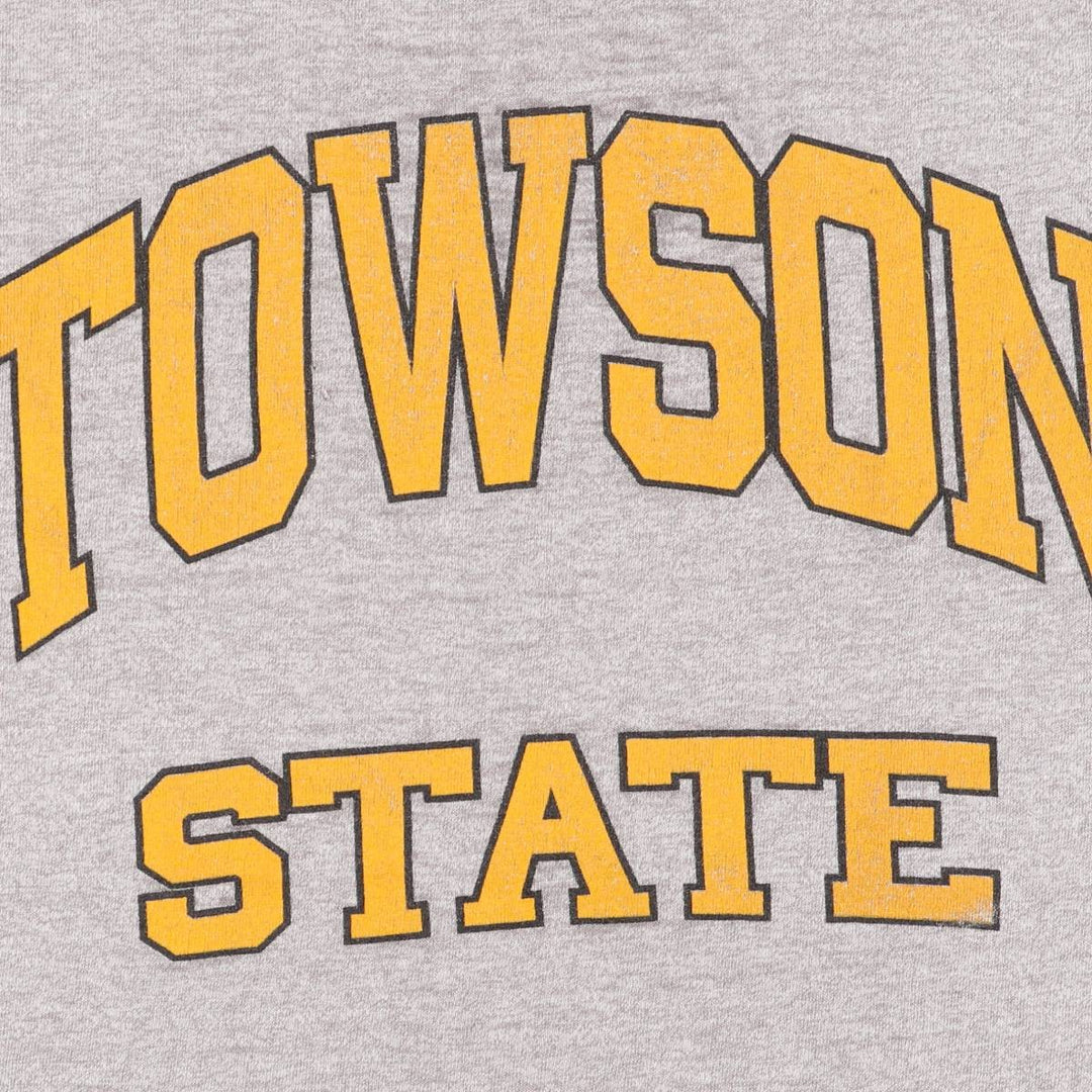 Vintage 90'S college T-shirt, size S, men's unclear gray type Vintage Second Hand
