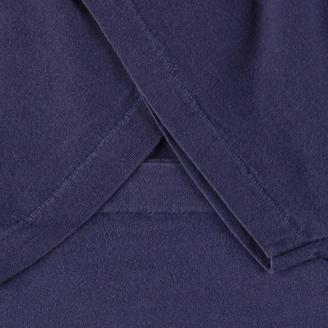 90'S Fruit of the Loom College T-shirt, Made in USA, Men's XL, Vintage cotton navy blue type Vintage Second Hand